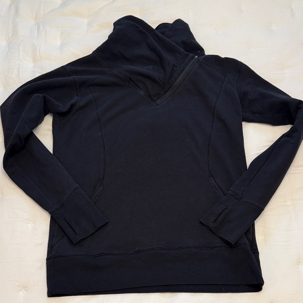 Zella  funnel sweatshirt mock neck